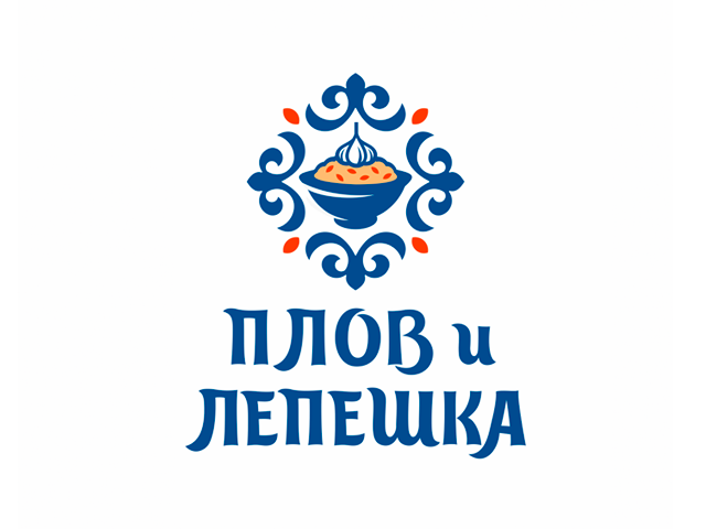 Разработка логотипа для ресторана Плов и Лепешка