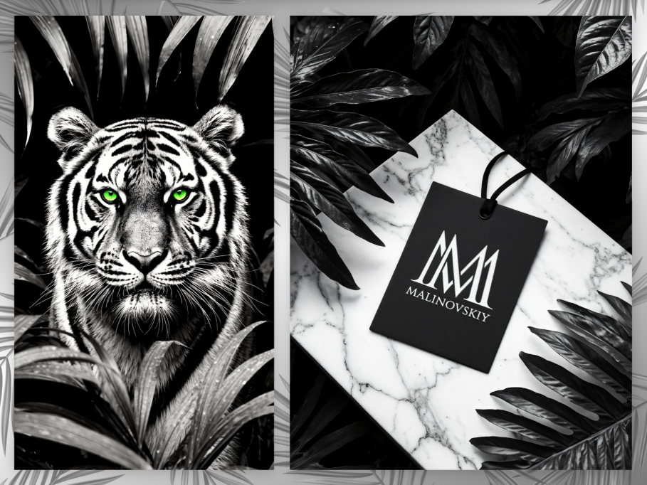 Style and logo of the brand "Malinovskiy"