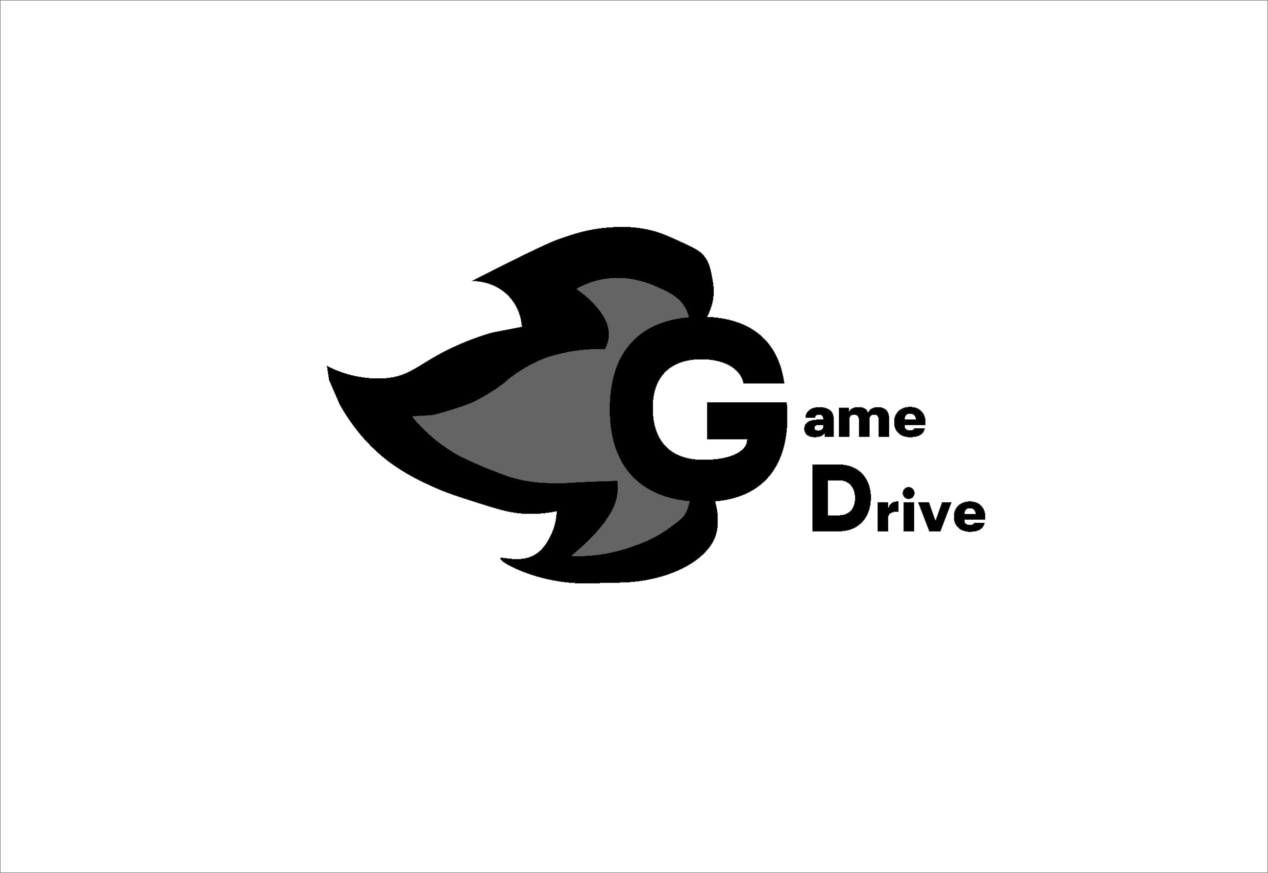 Logo_Game Drive_for portfolio 1v_Монтажная область 1_чб 4 21.05 