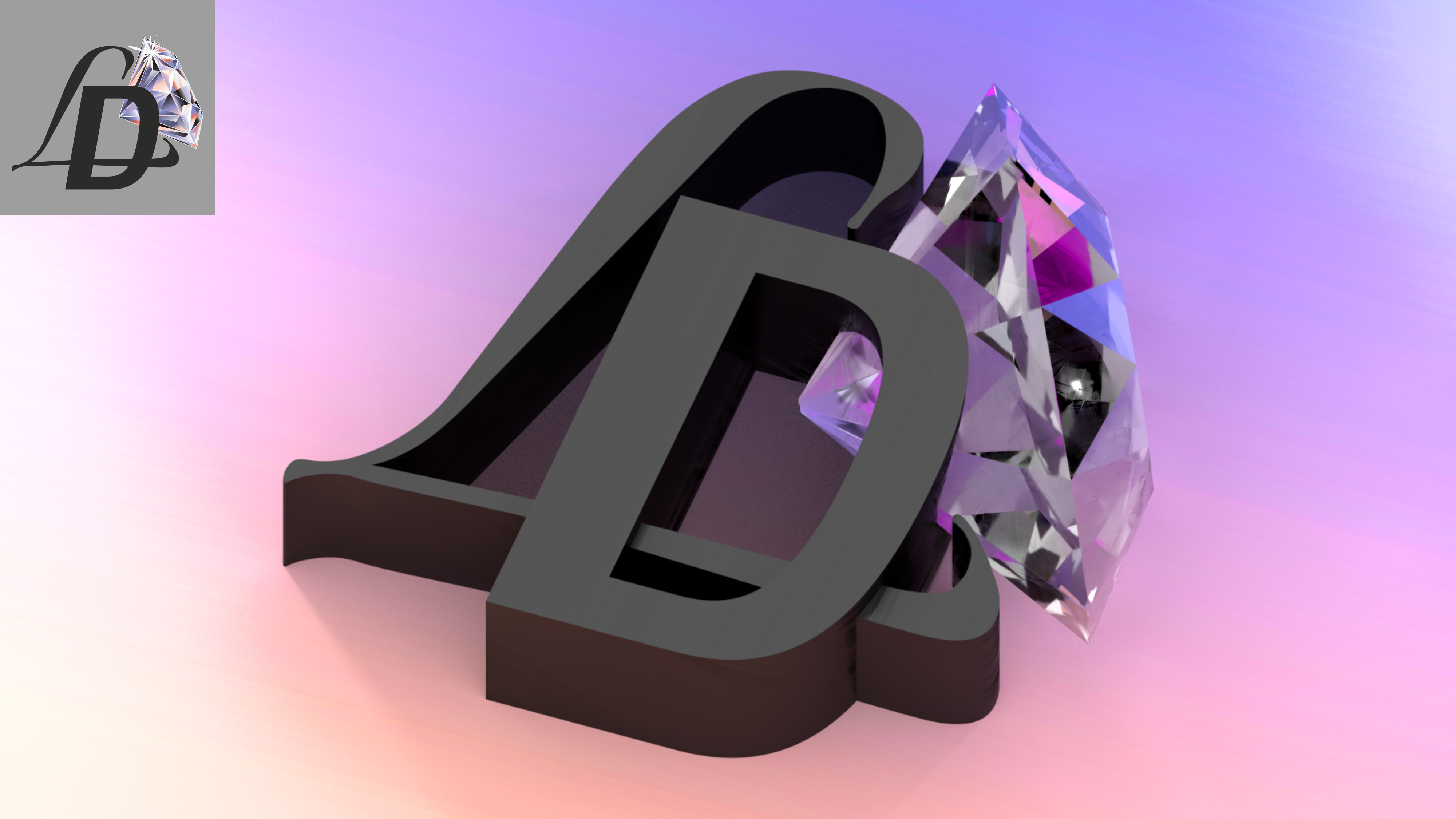 3D логотип Lux Design