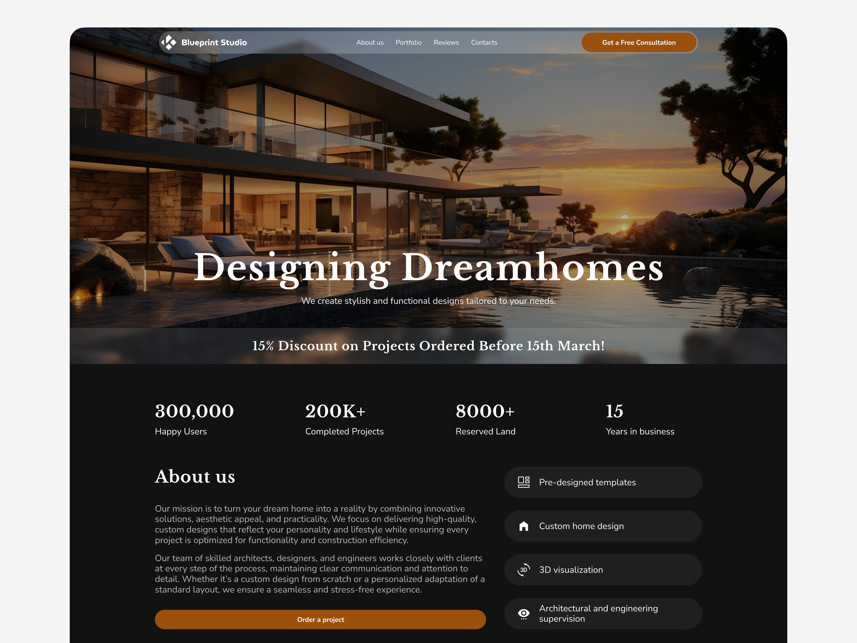 Design Studio Landing Page