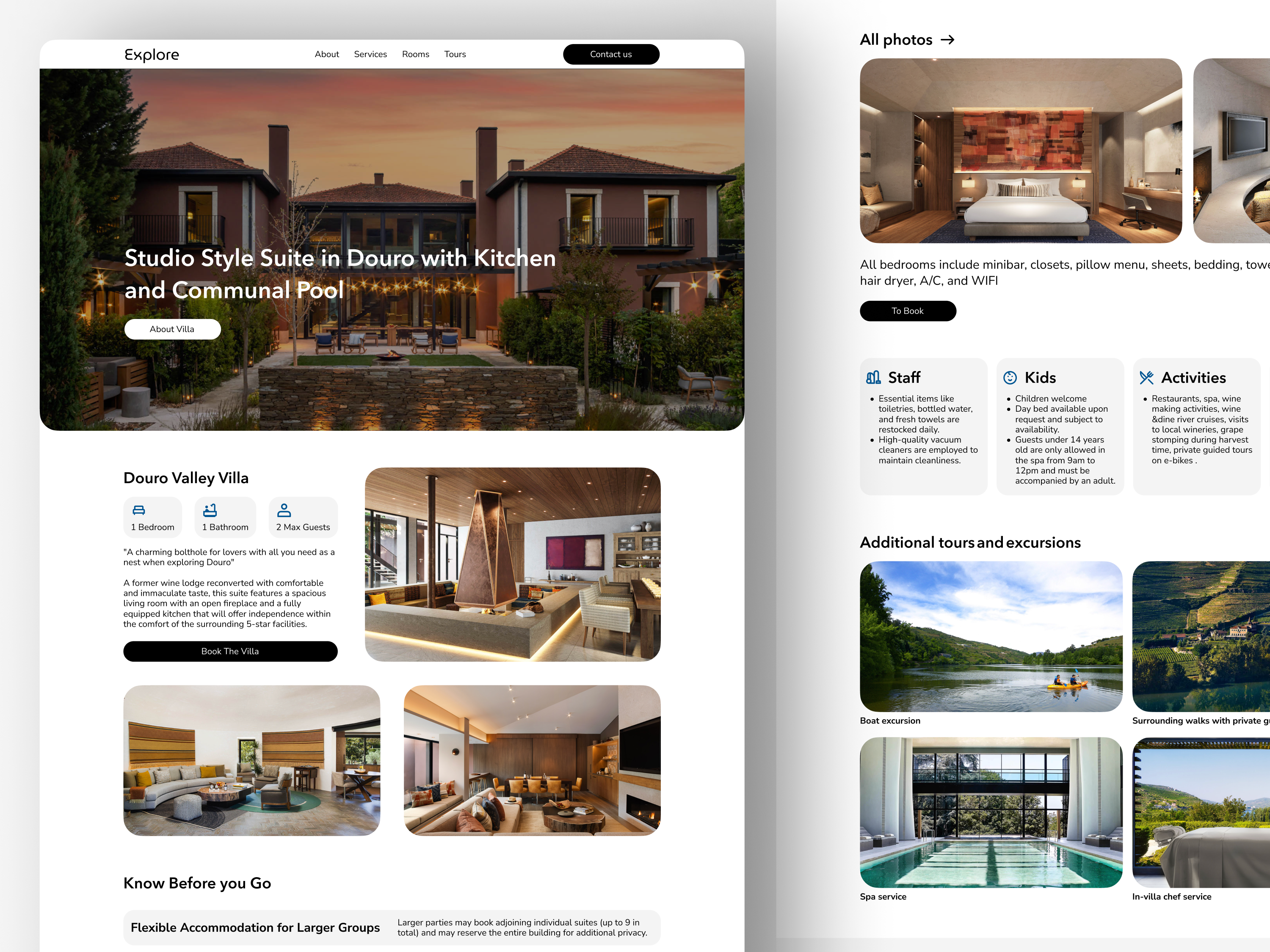 Villa Landing Page