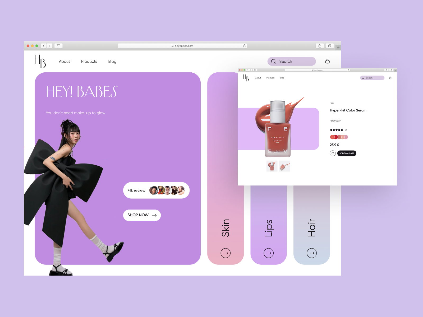 heybabes главная   стр товара Dribbble.png