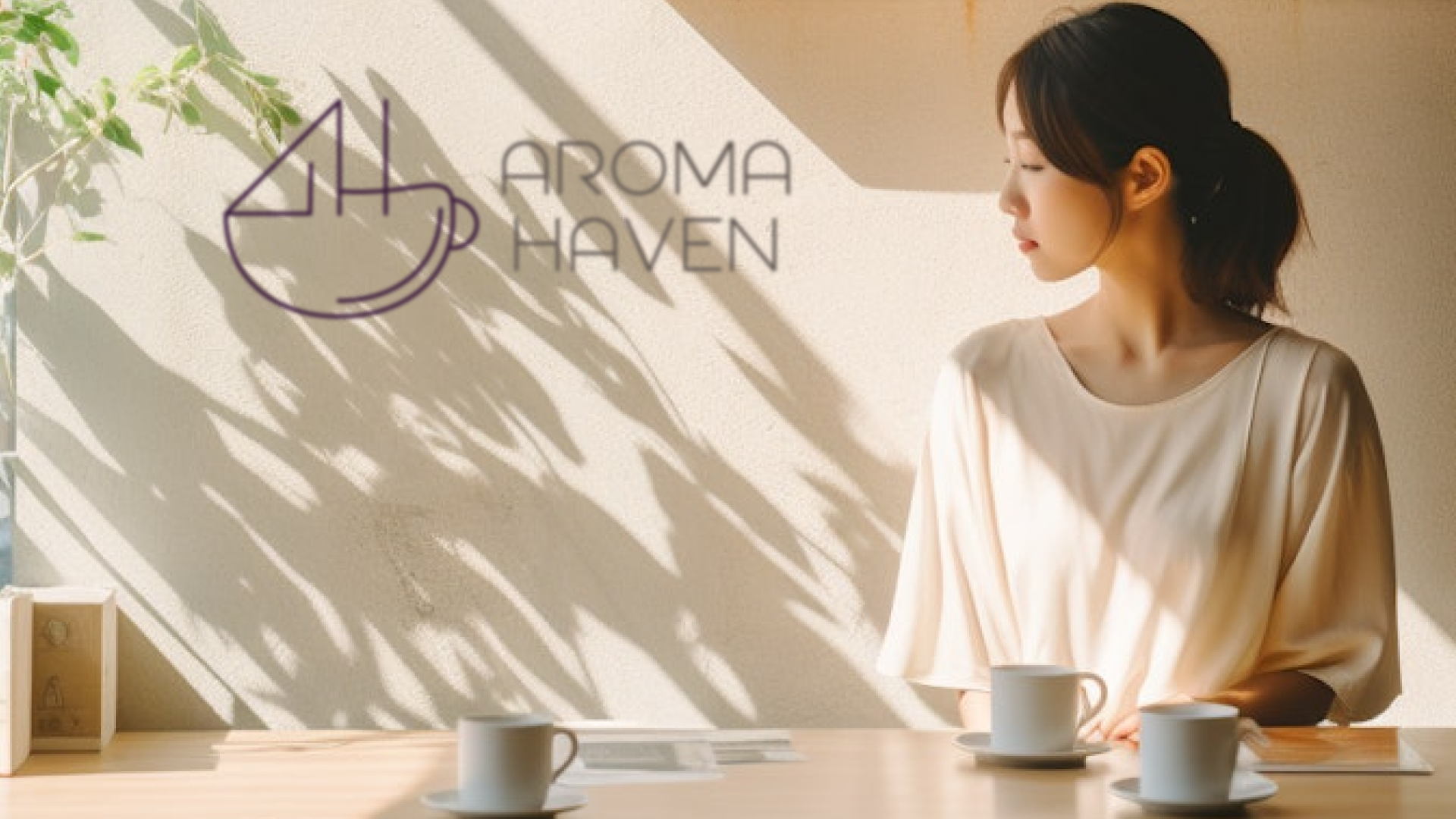 Логотип и фирменный стиль для кофейни "Aroma Haven"