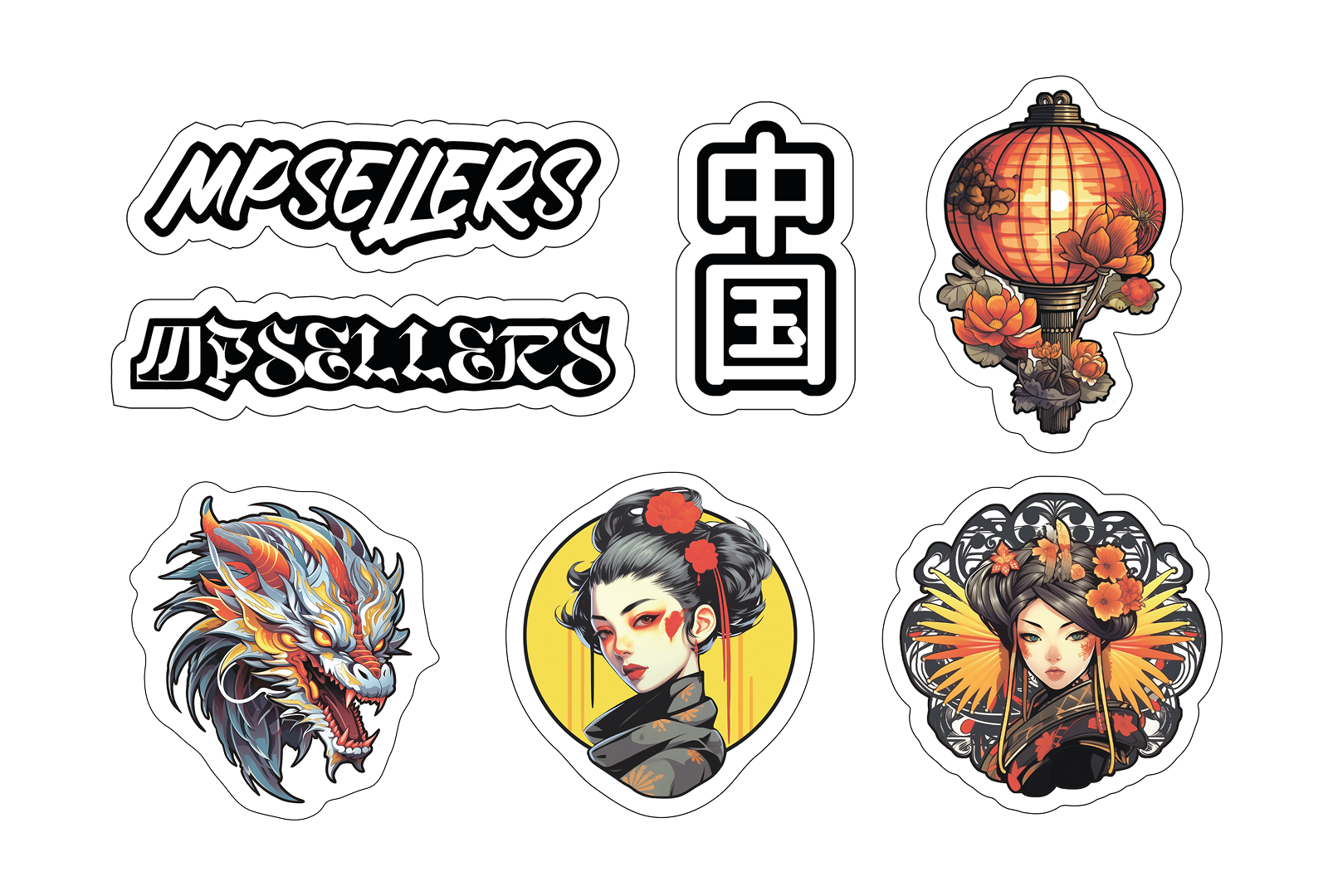 Стикеры на тему Китая