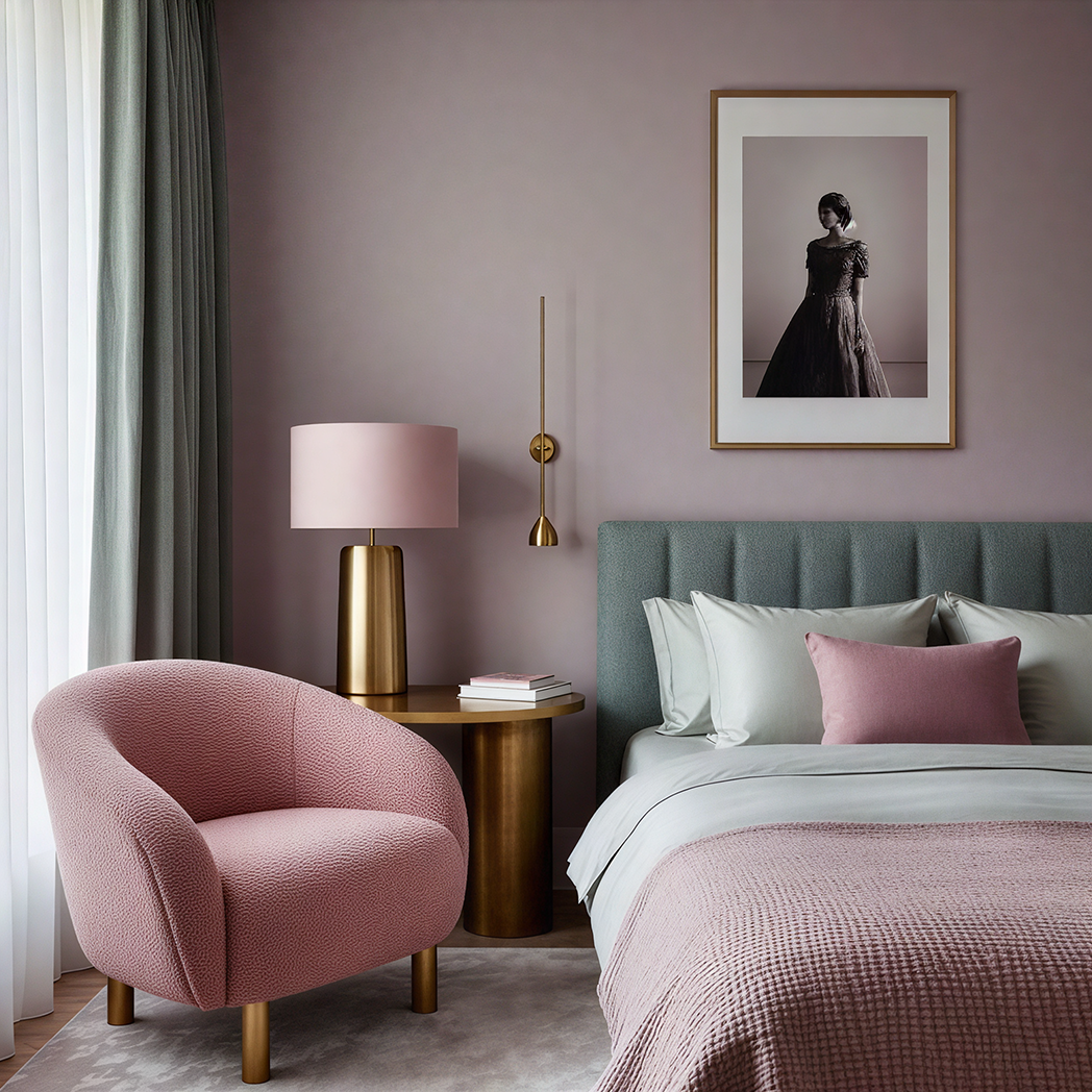 спальня в стиле contemporary