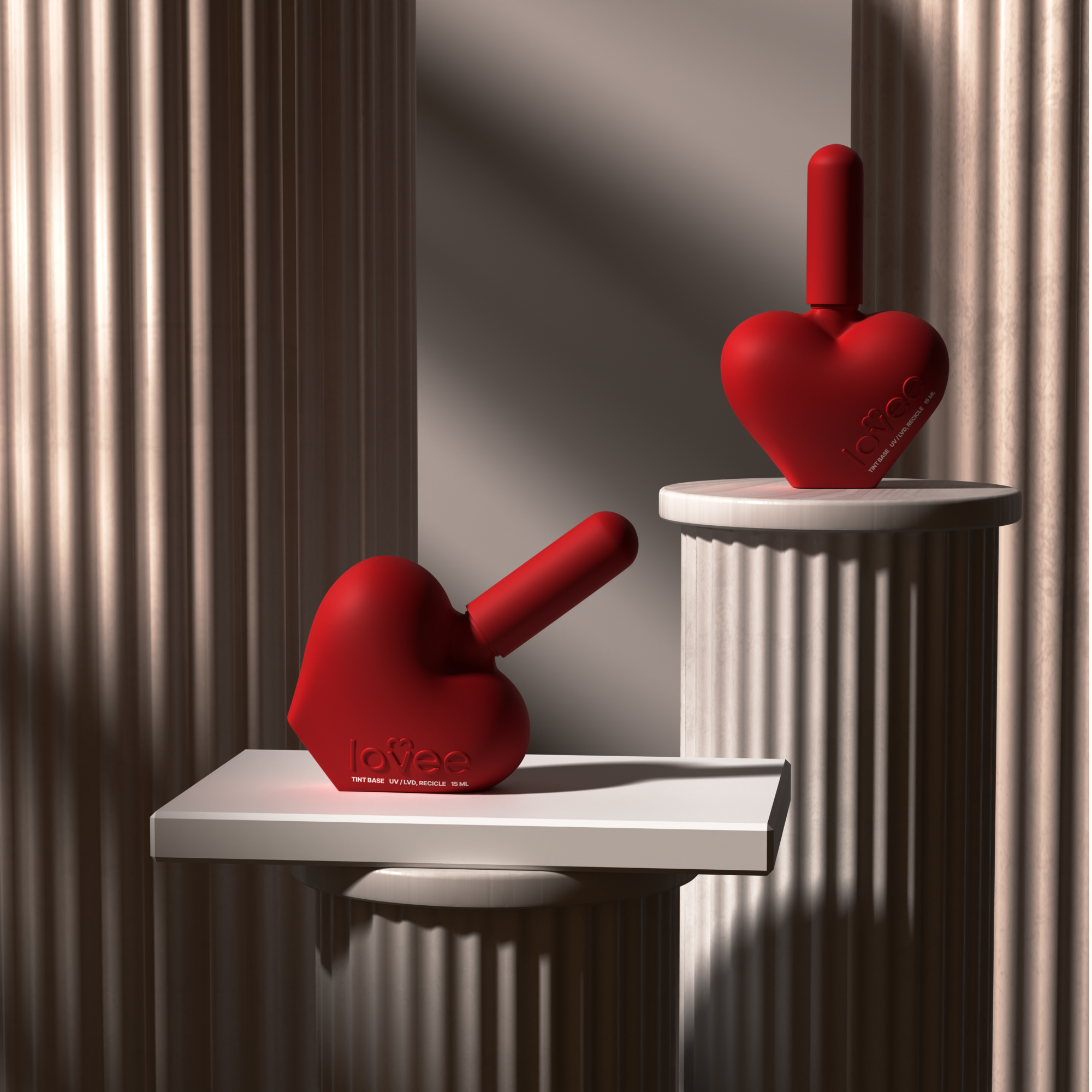 Создание 3D моделей флаконов для российского бренда
