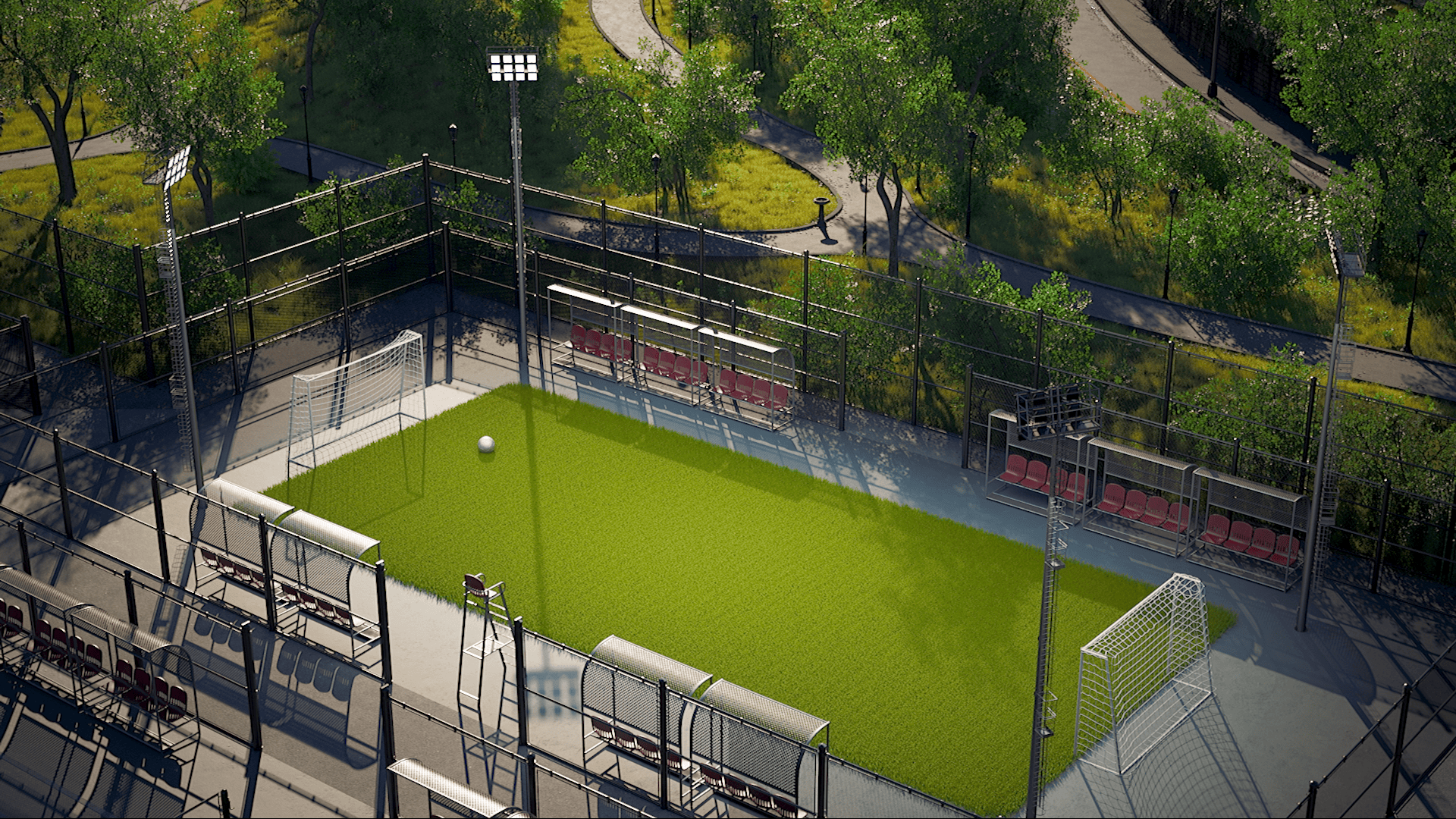 Визуализация спортивного комплекса