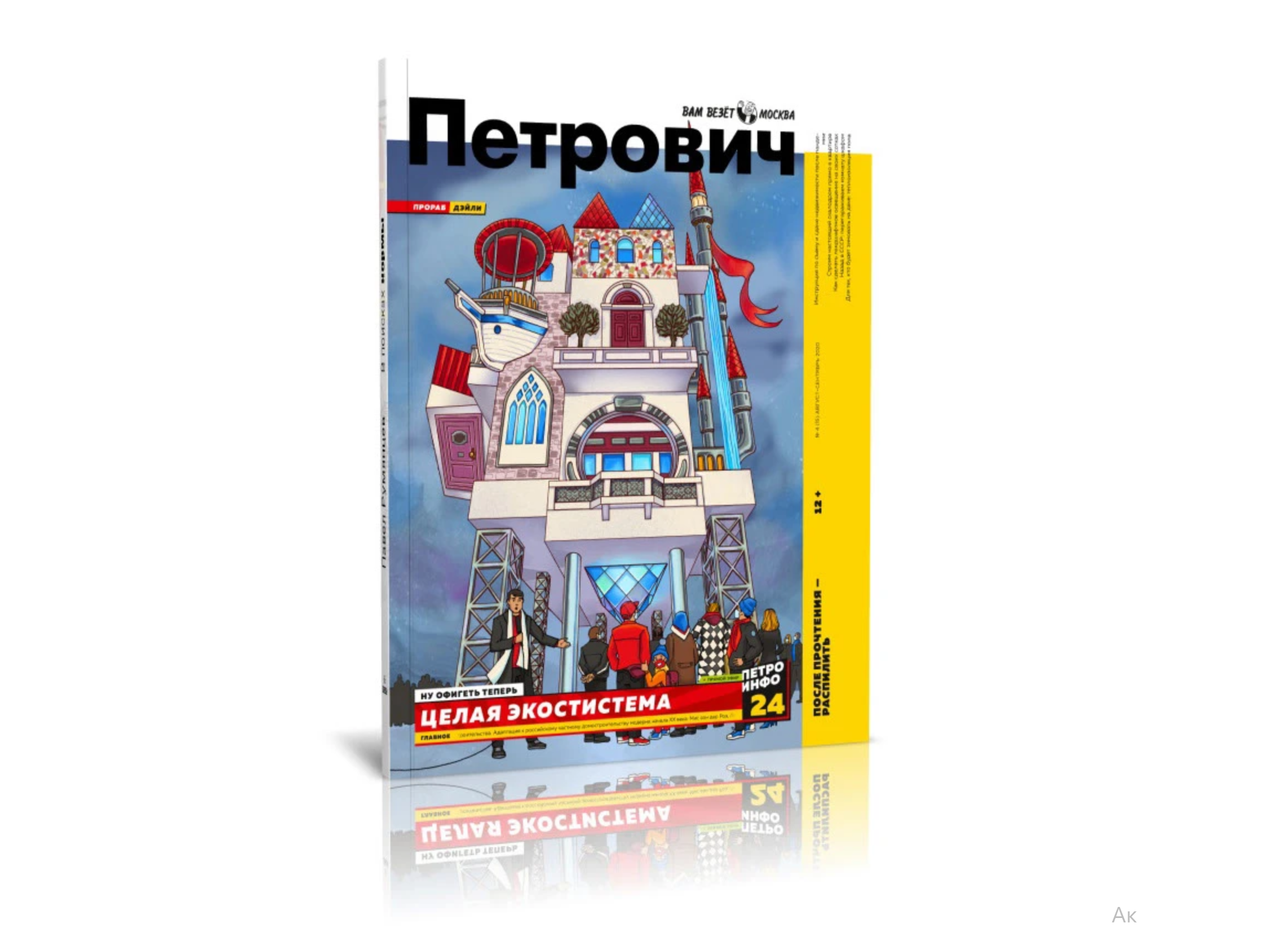 Обложка для сети гипермаркетов "Петрович".