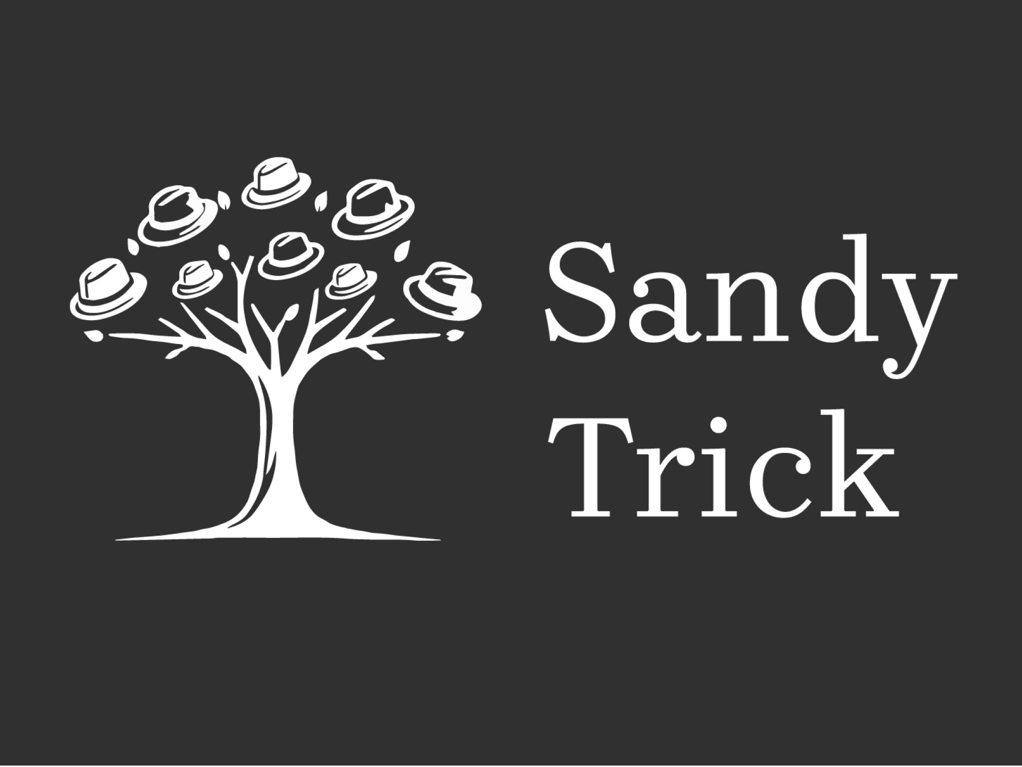 Фирменный стиль для Sandy Trick — бренда с характером и шляпами на деревьях