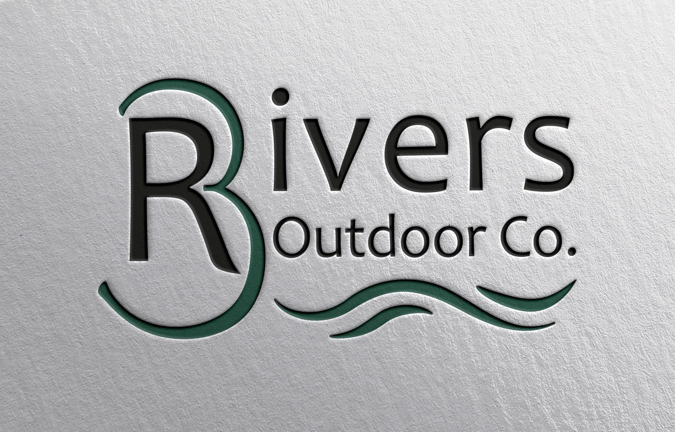 Создание логотипа для компании 3 Rivers Outdoor Co.