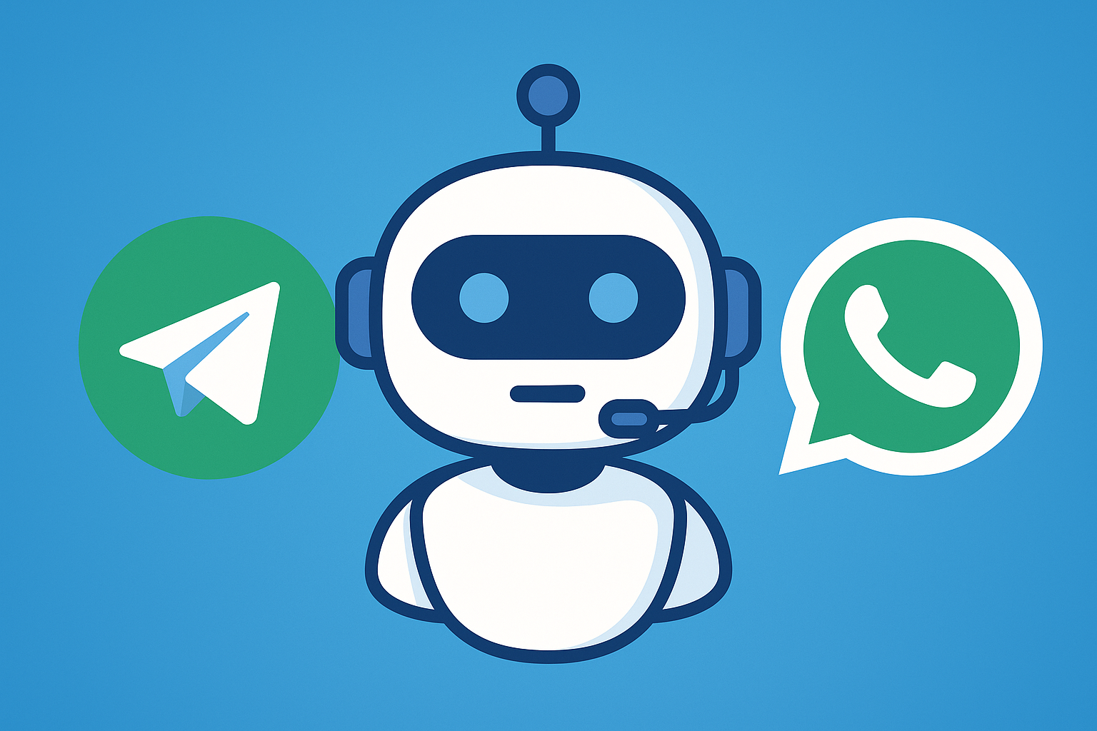 Интеллектуальный Telegram- и WhatsApp-бот для автоматизации клиентского сервиса