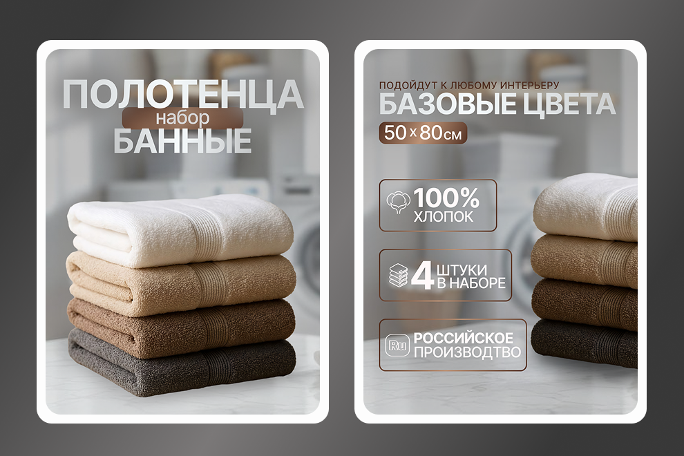 Дизайн карточек для маркетплейсов