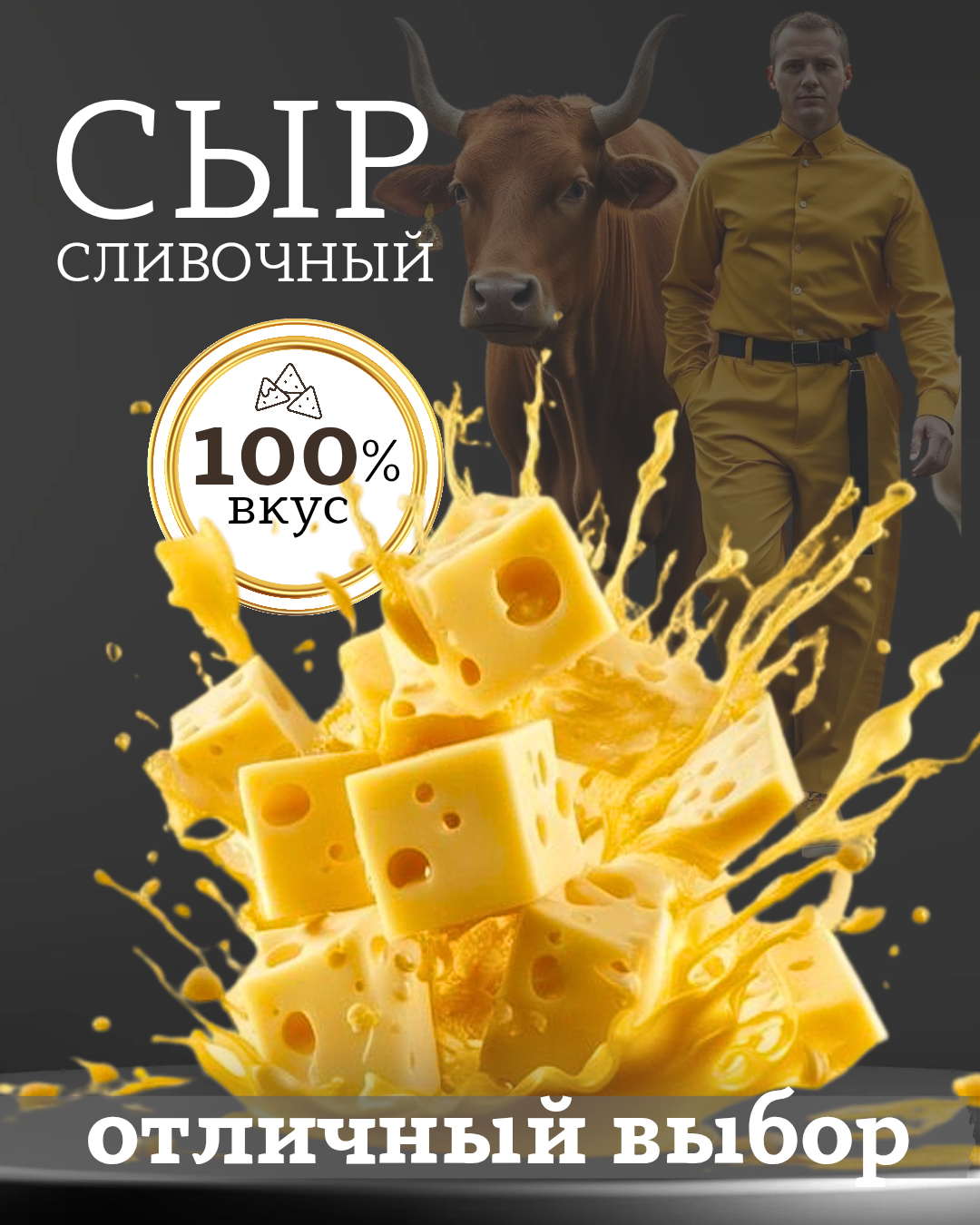 Рекламный баннер "Сыр"