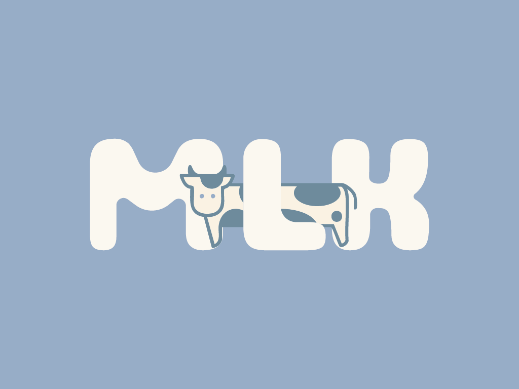 Бренд молока и молочки MLK