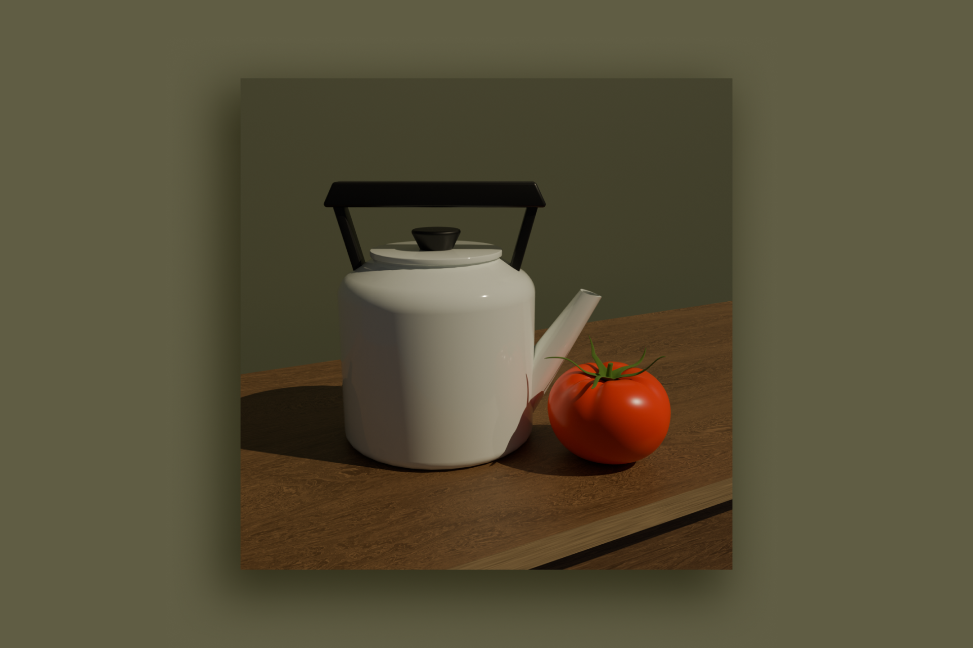 3D модель чайник