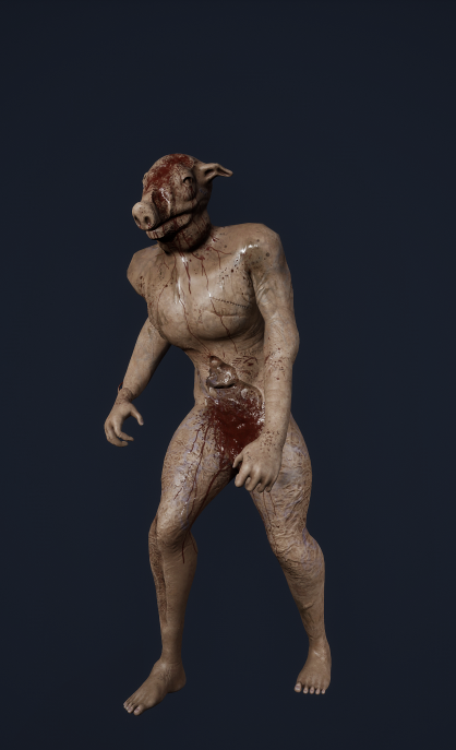 Pig Corpse 3d Model