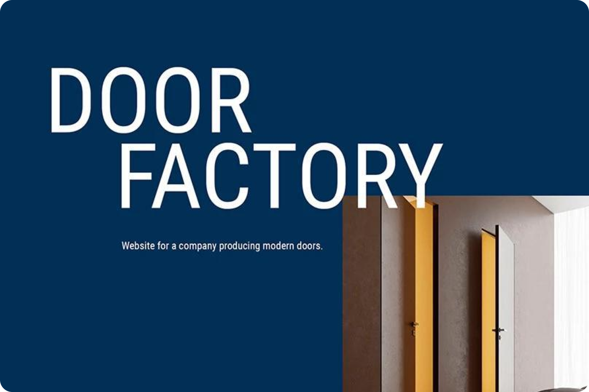 [Дизайн] Дверная компания