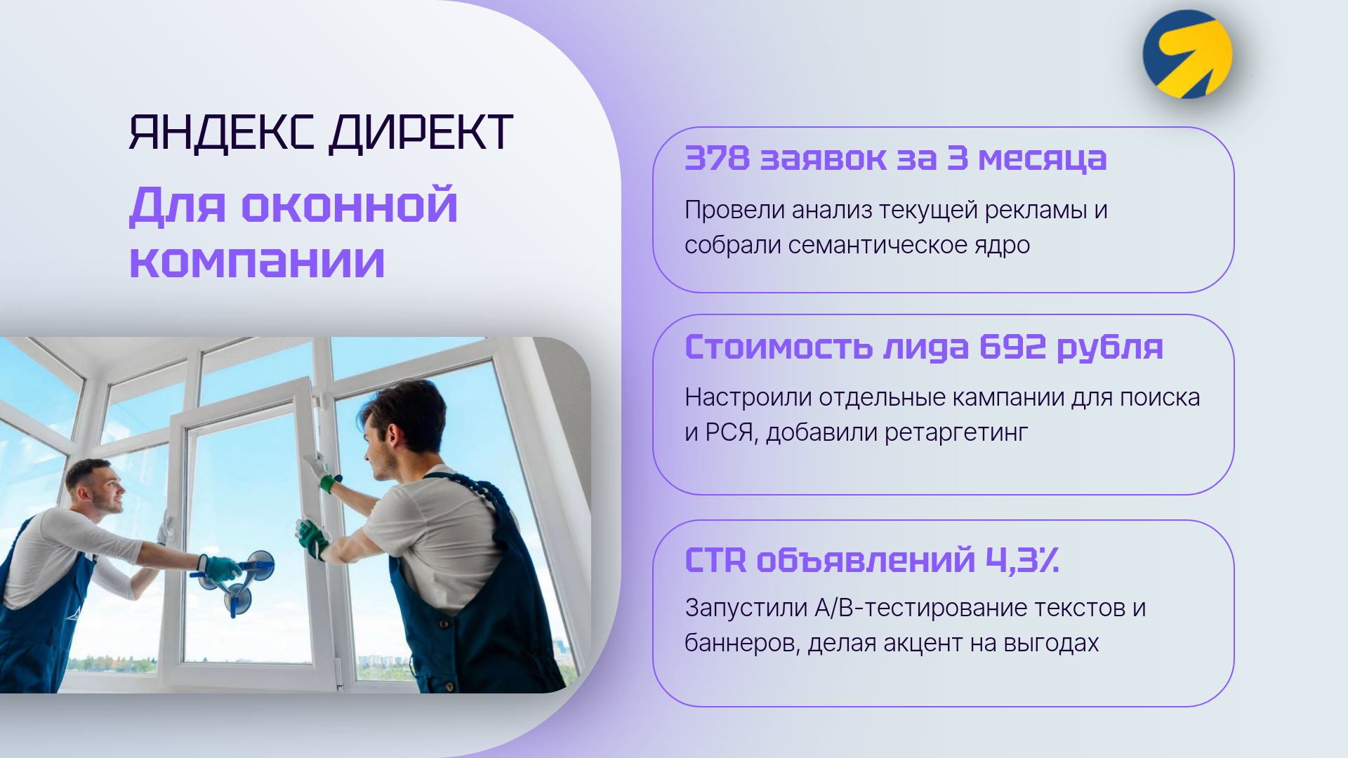 Яндекс директ для оконной компании
