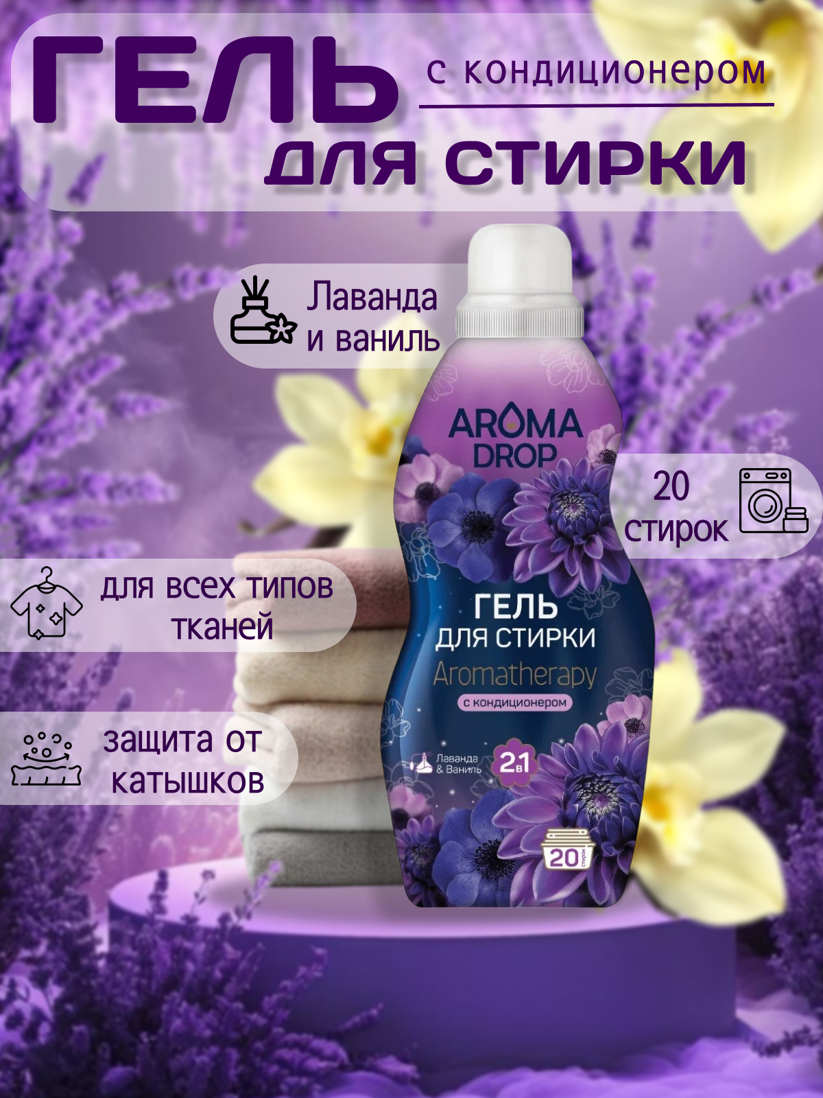 Инфографика "Гель для стирки"