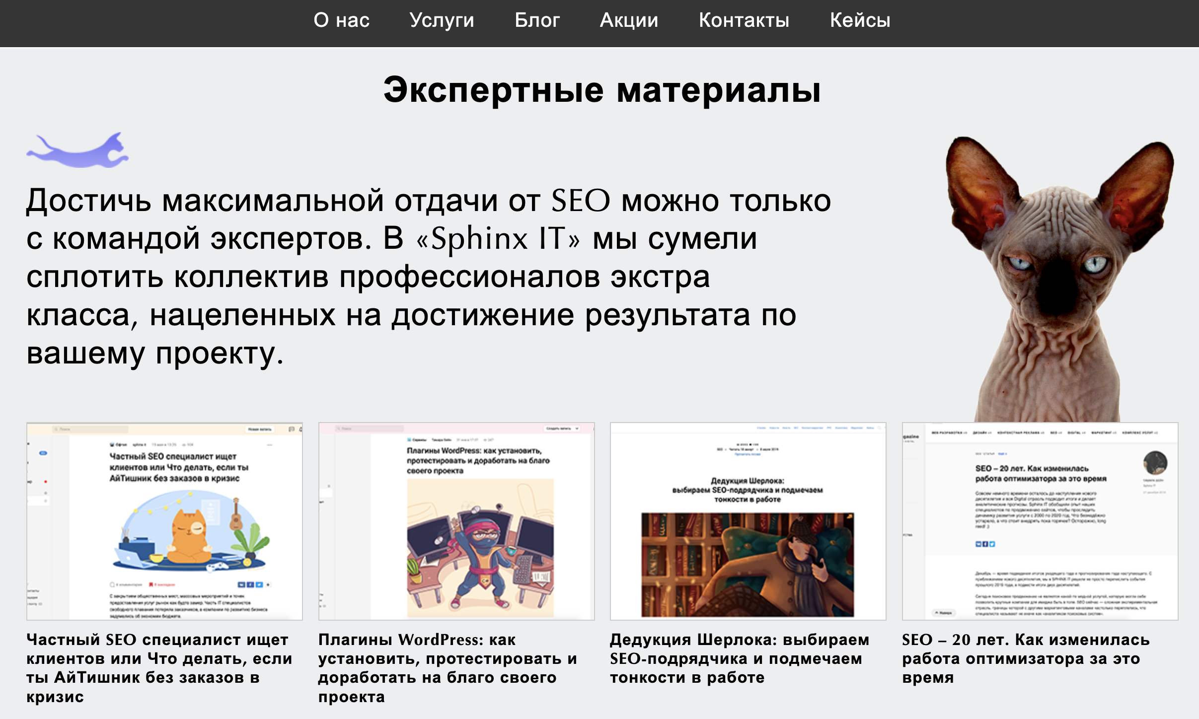 Сайт агентства