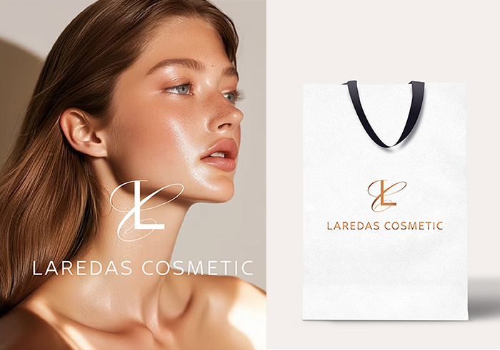 LAREDAS COSMETIC логотип и фирменный стиль для салона красоты (Германия)