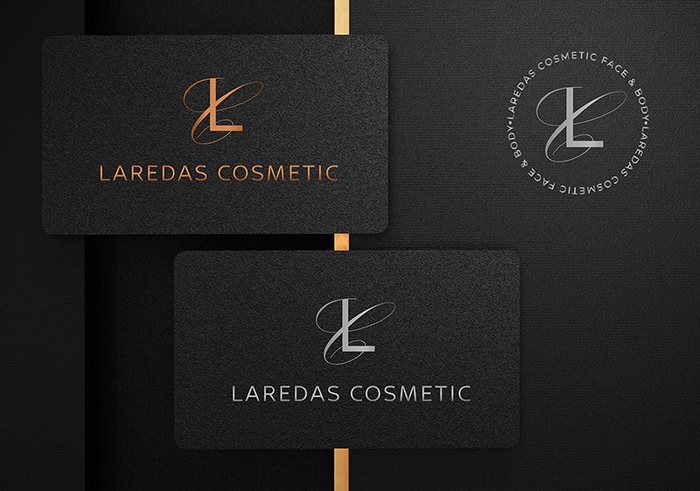 LAREDAS COSMETIC логотип и фирменный стиль для салона красоты (Германия)