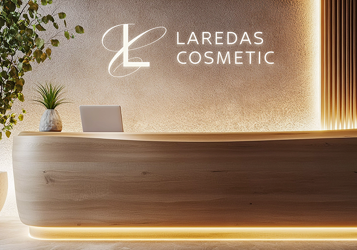 LAREDAS COSMETIC логотип и фирменный стиль для салона красоты (Германия)