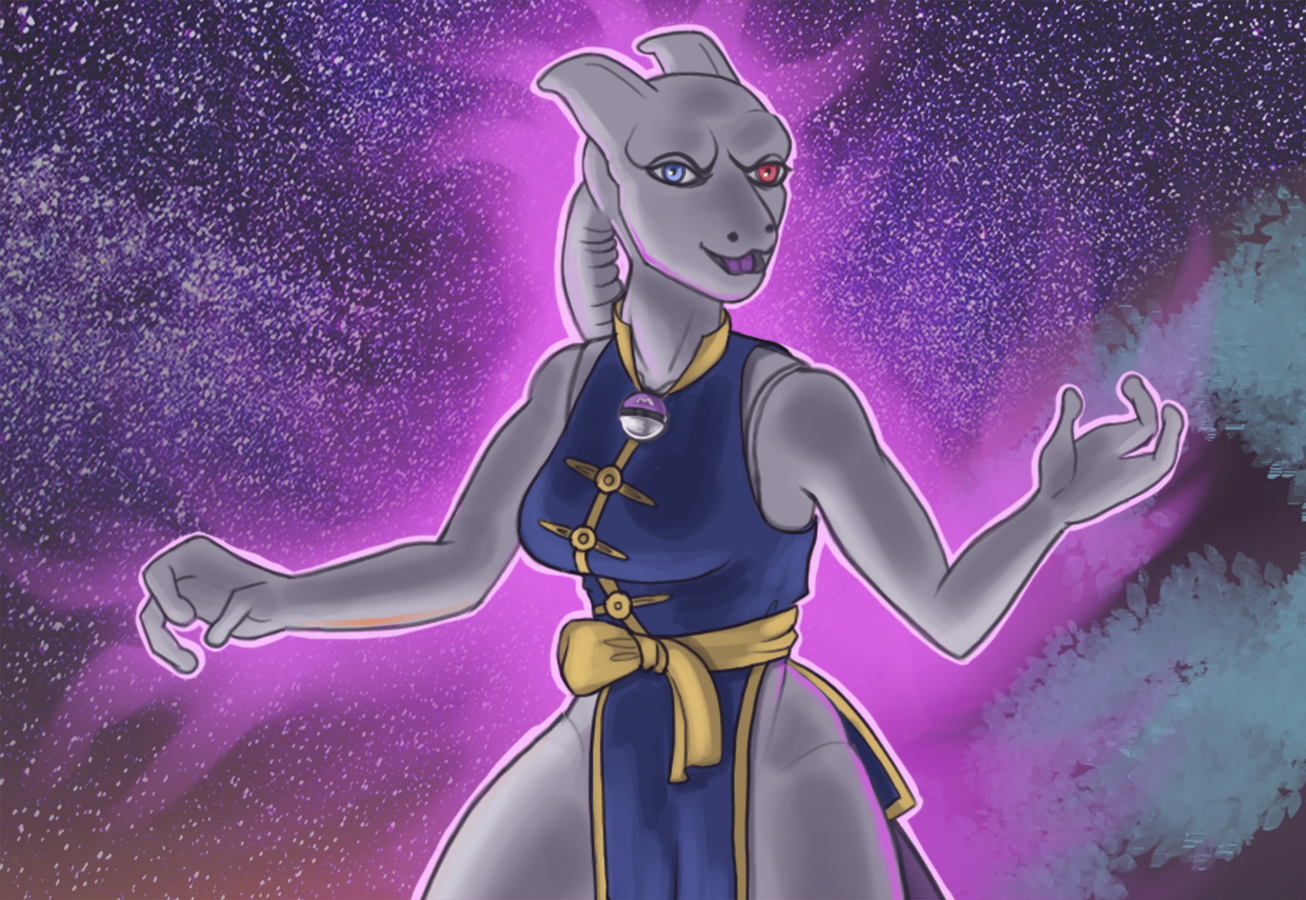 Purple pokemon Tuizzy