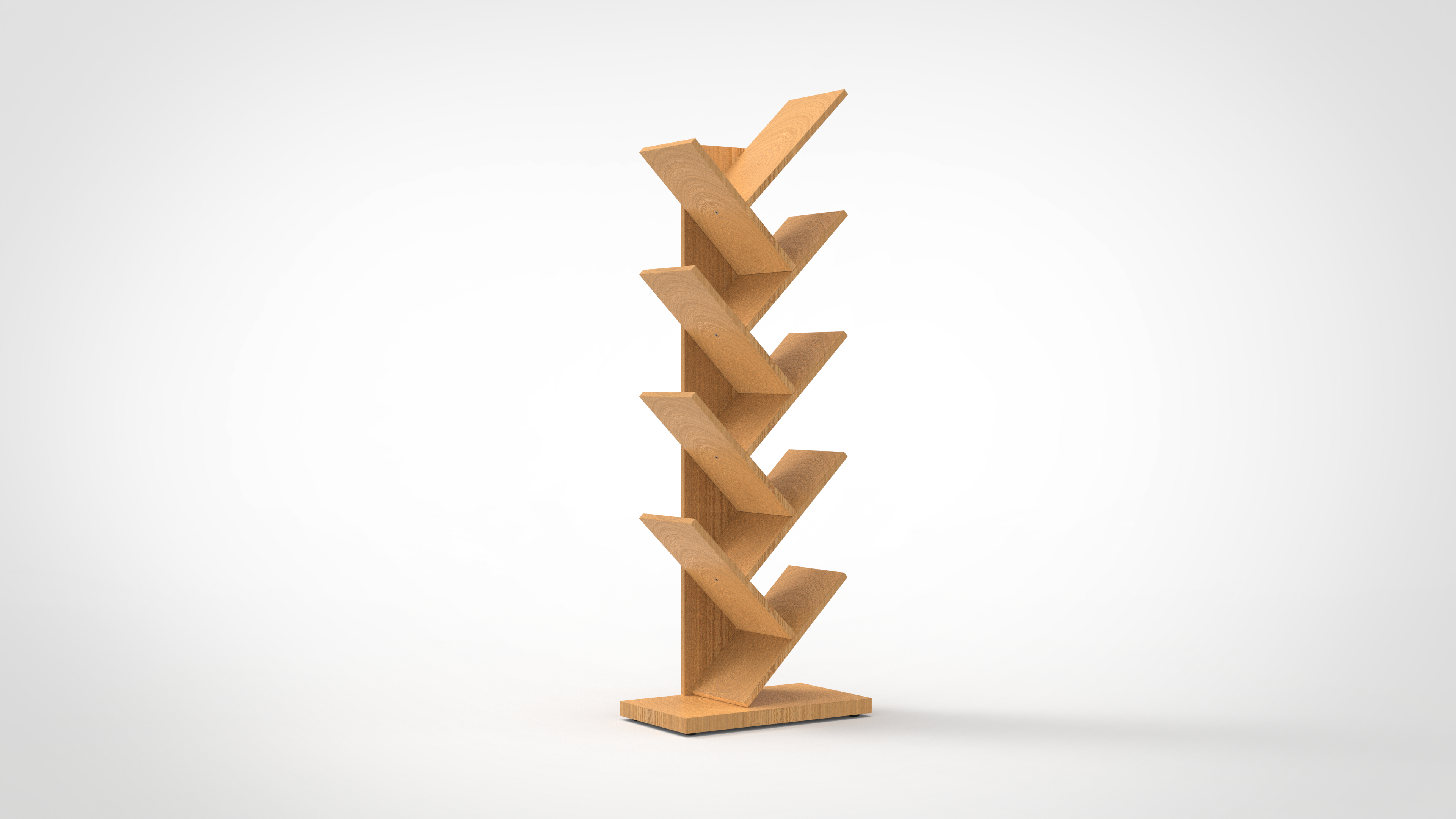 Разработка модели и конструкторской документации книжной полки для производства