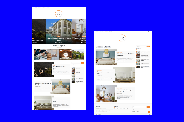Сайт блог на WordPress