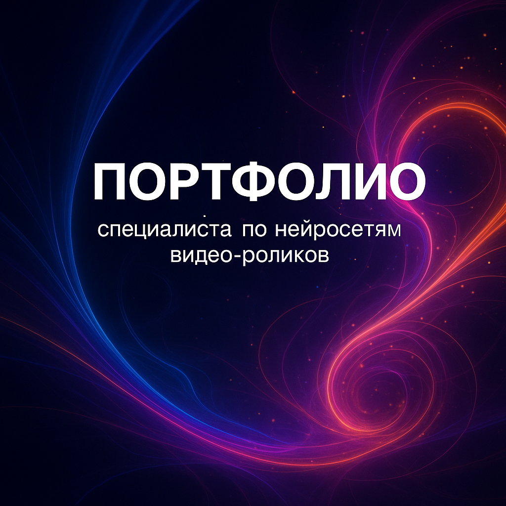 Портфолио специалиста по нейросетям видео-роликов