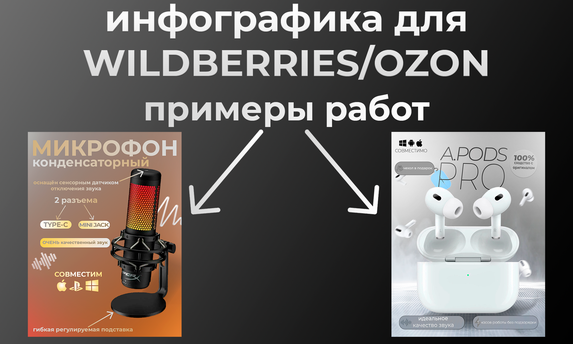 инфографика для WB/OZON