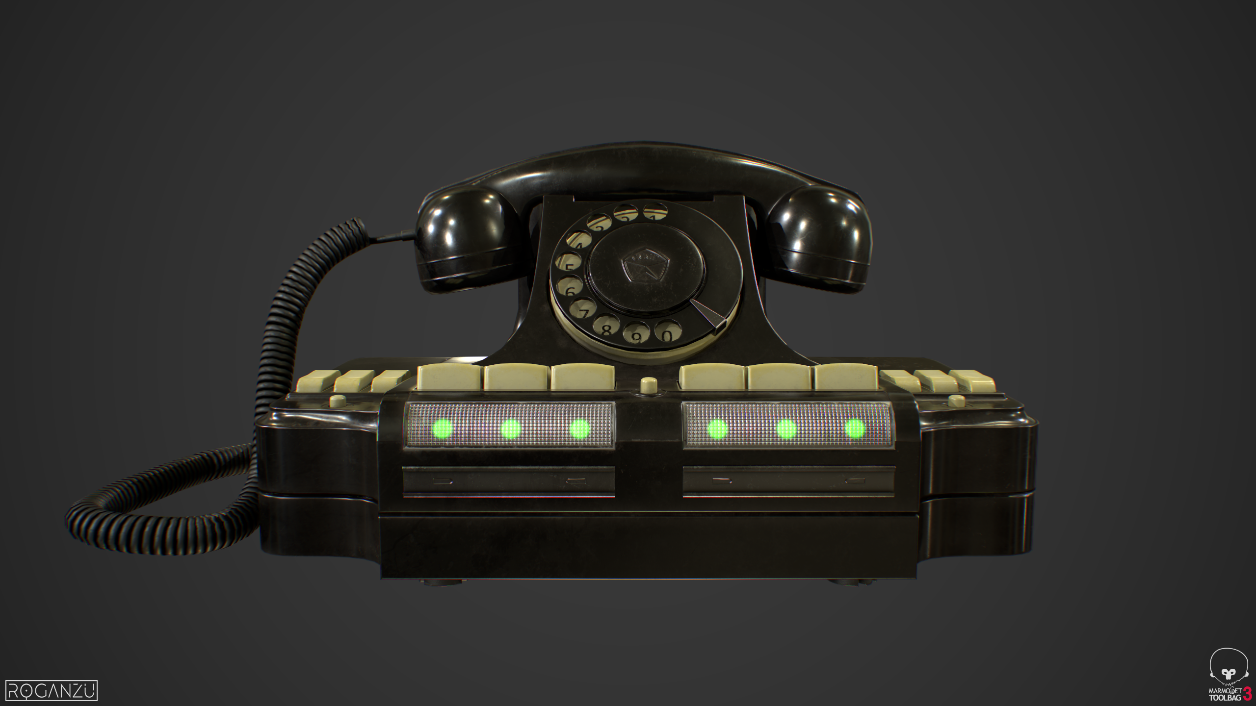 Игровая модель советского телефона КД-6