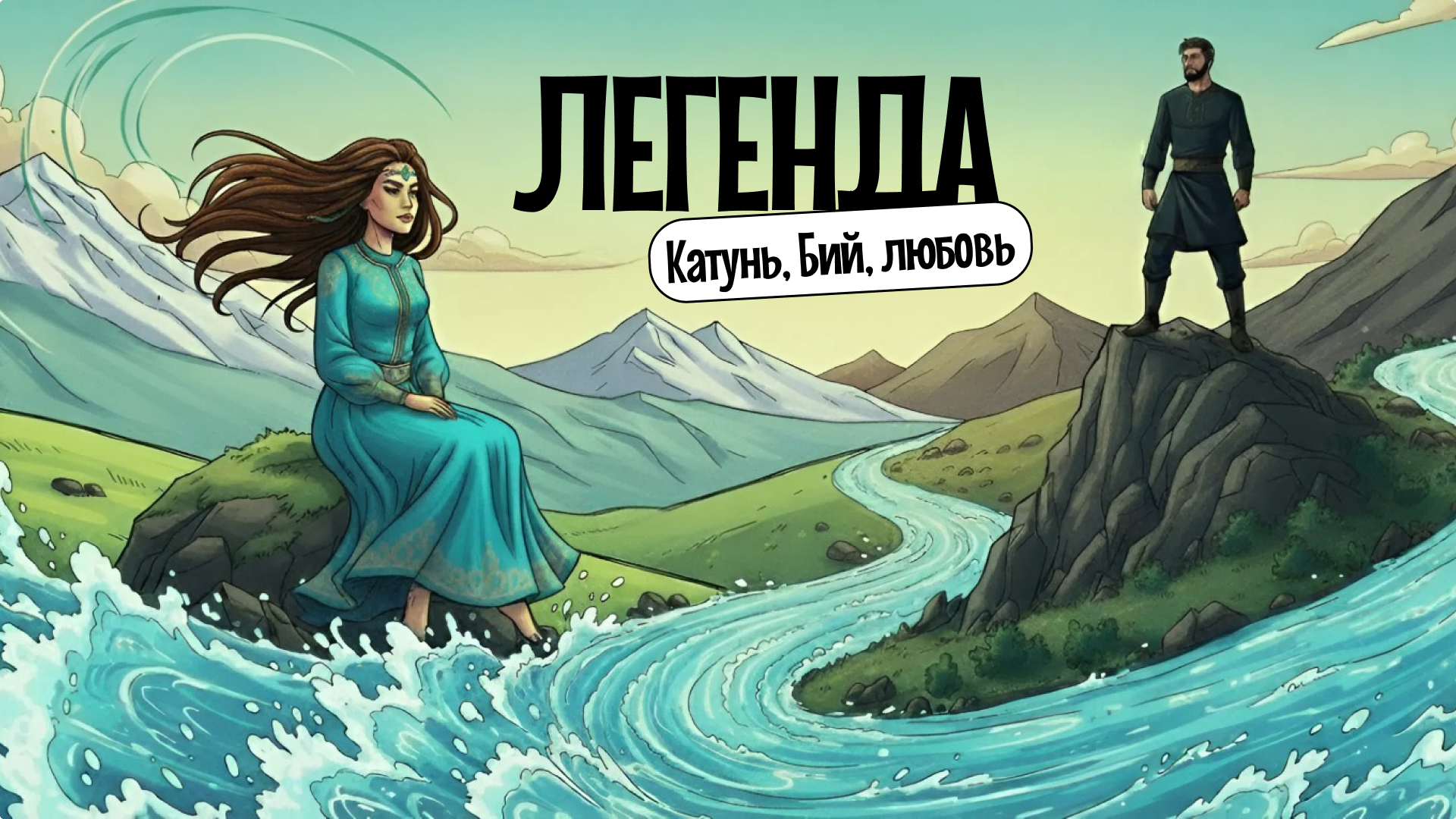 Комикс по легенде Алтая