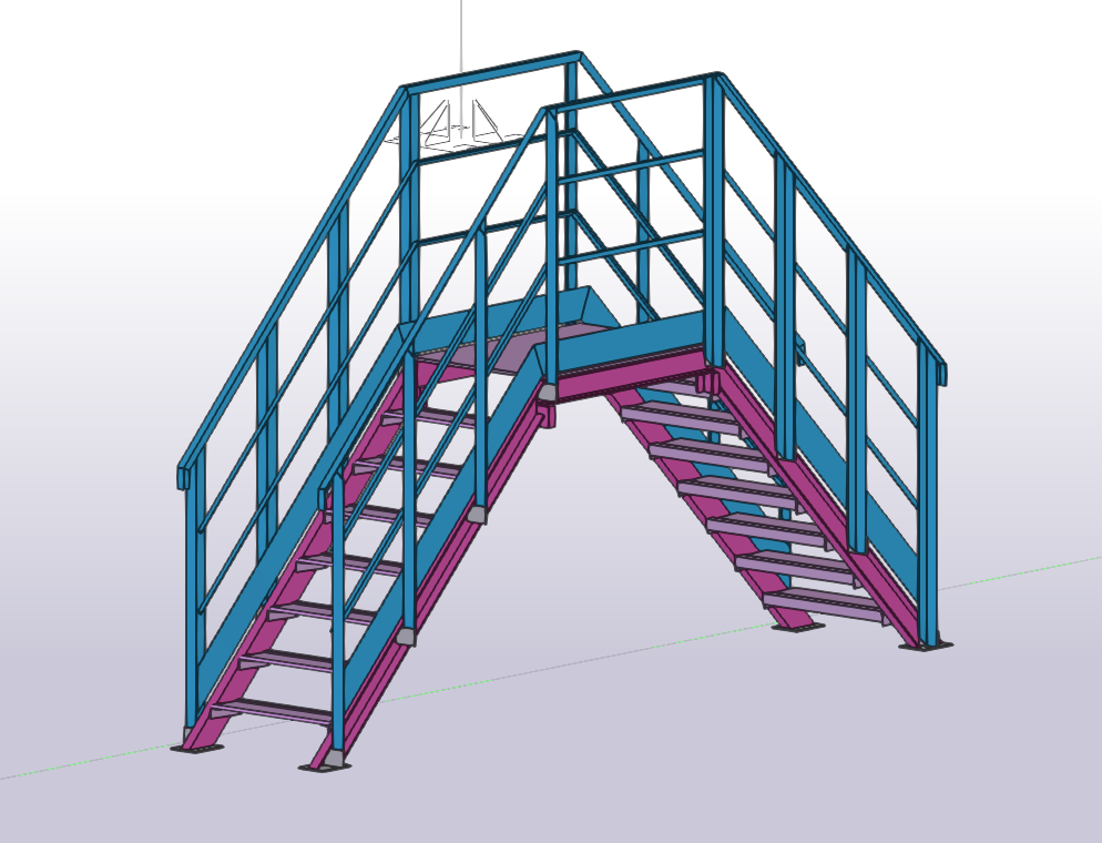 Переходный мостик для НПЗ