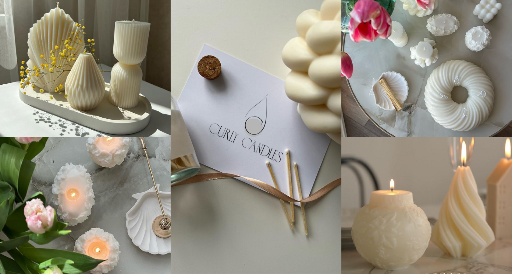 Логотип и фирменный стиль Curly Candles