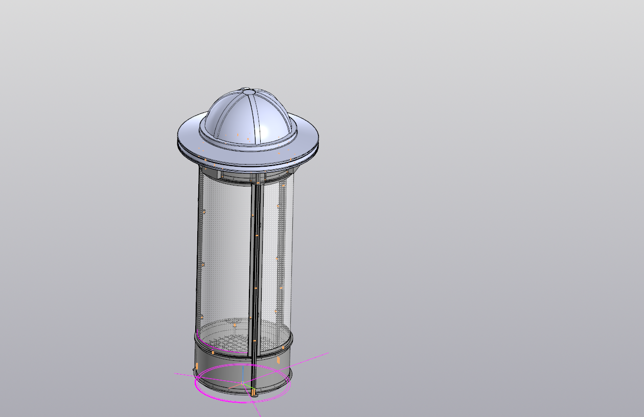 Трехгранная круглая тумба