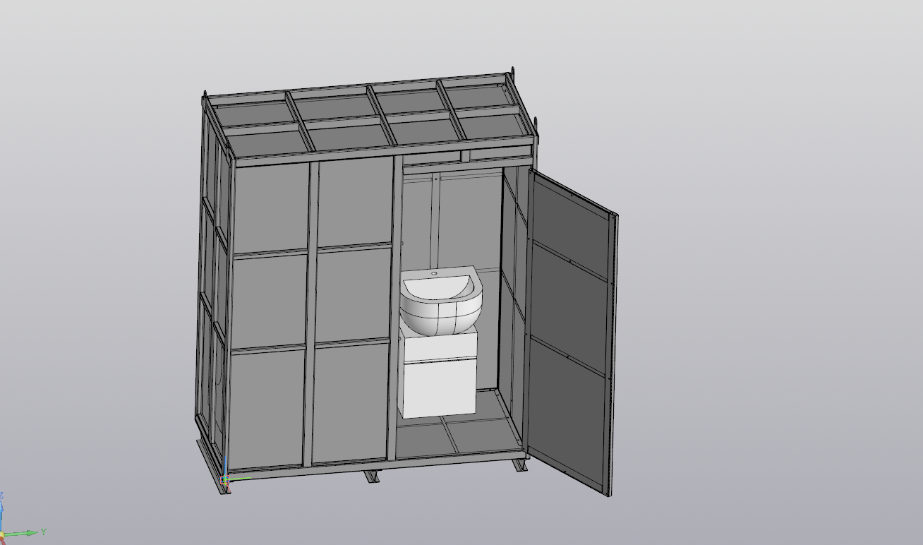 Туалет модульный