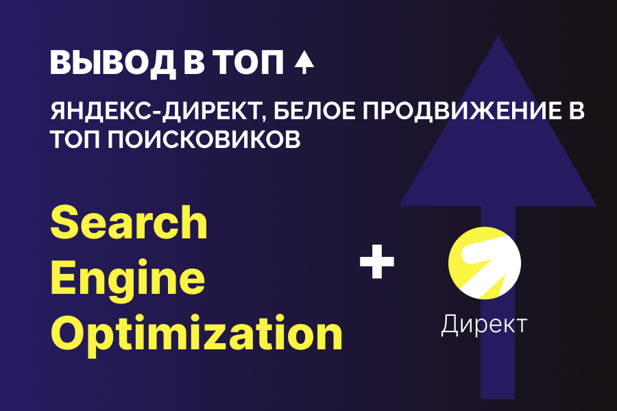 Вывод сайтов в ТОП(SEO, direct)