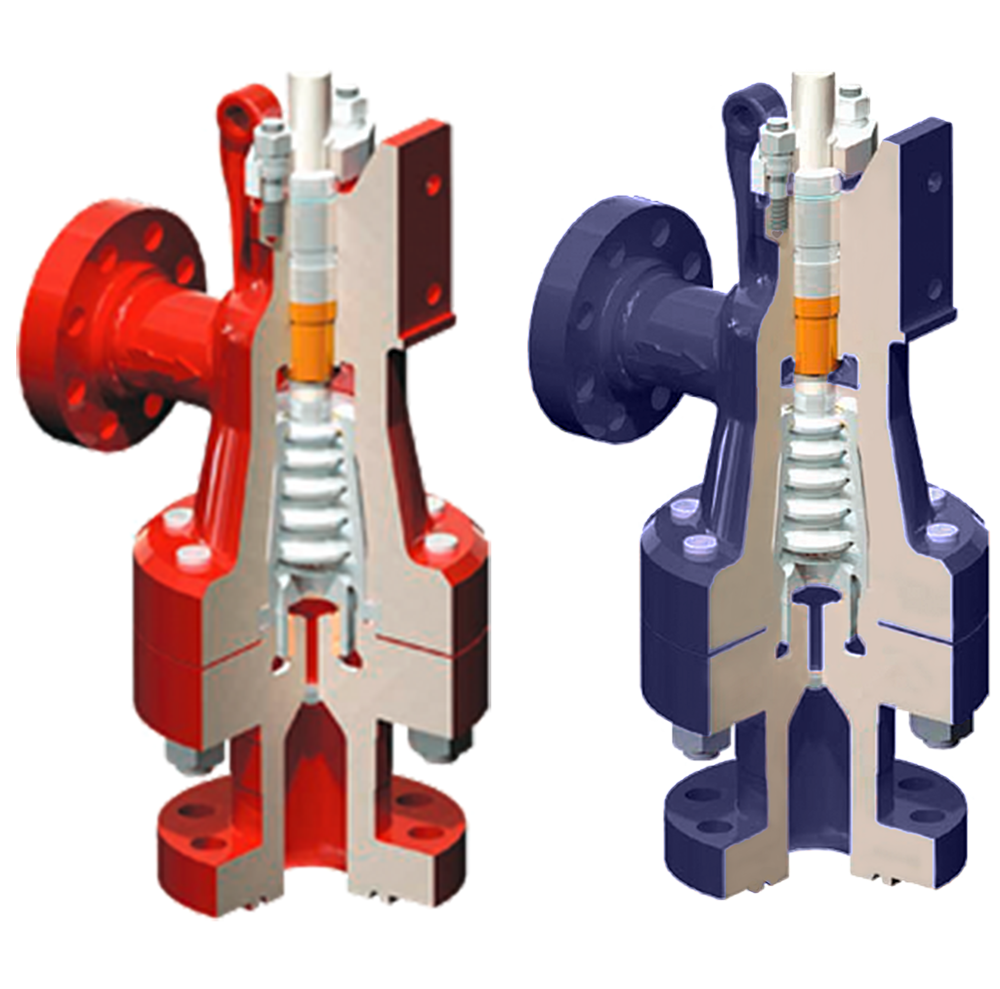 Для фирмы по производству задвижек (клапанов) требовалось изменить цвет элементов на брендовый.