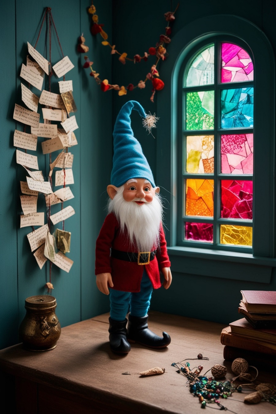 Leonardo_Phoenix_09_Little_gnome_straighten_your_cap_and_run_a_0