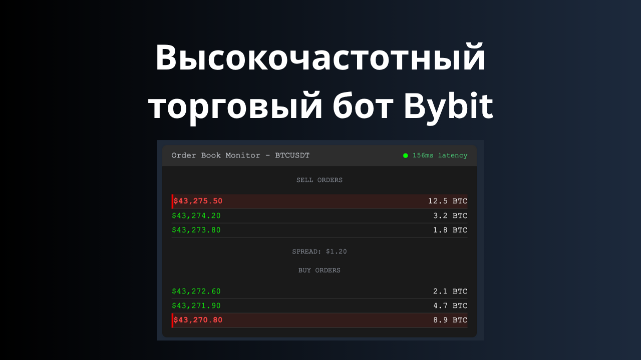 Высокочастотный торговый бот