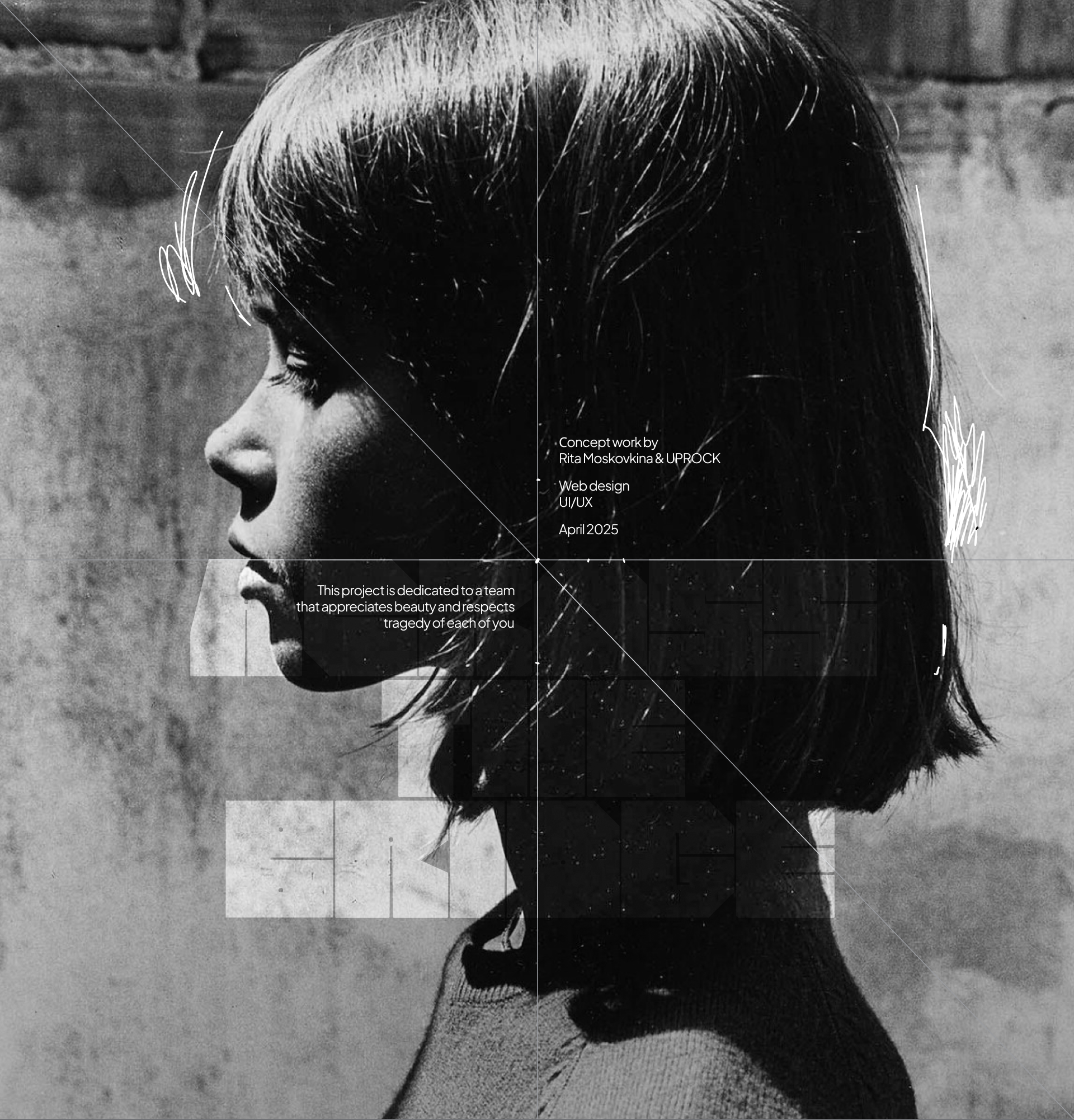 Концепт сайта-галереи “Across the bridge”