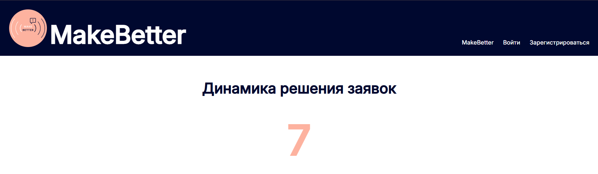 Сайт для формирования заявок на ремонт городских объектов