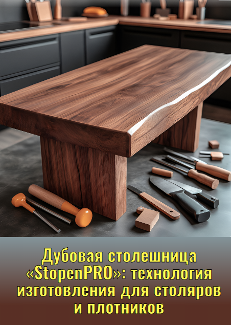 Дубовая столешница «StopenPRO»: технология изготовления для столяров и плотников