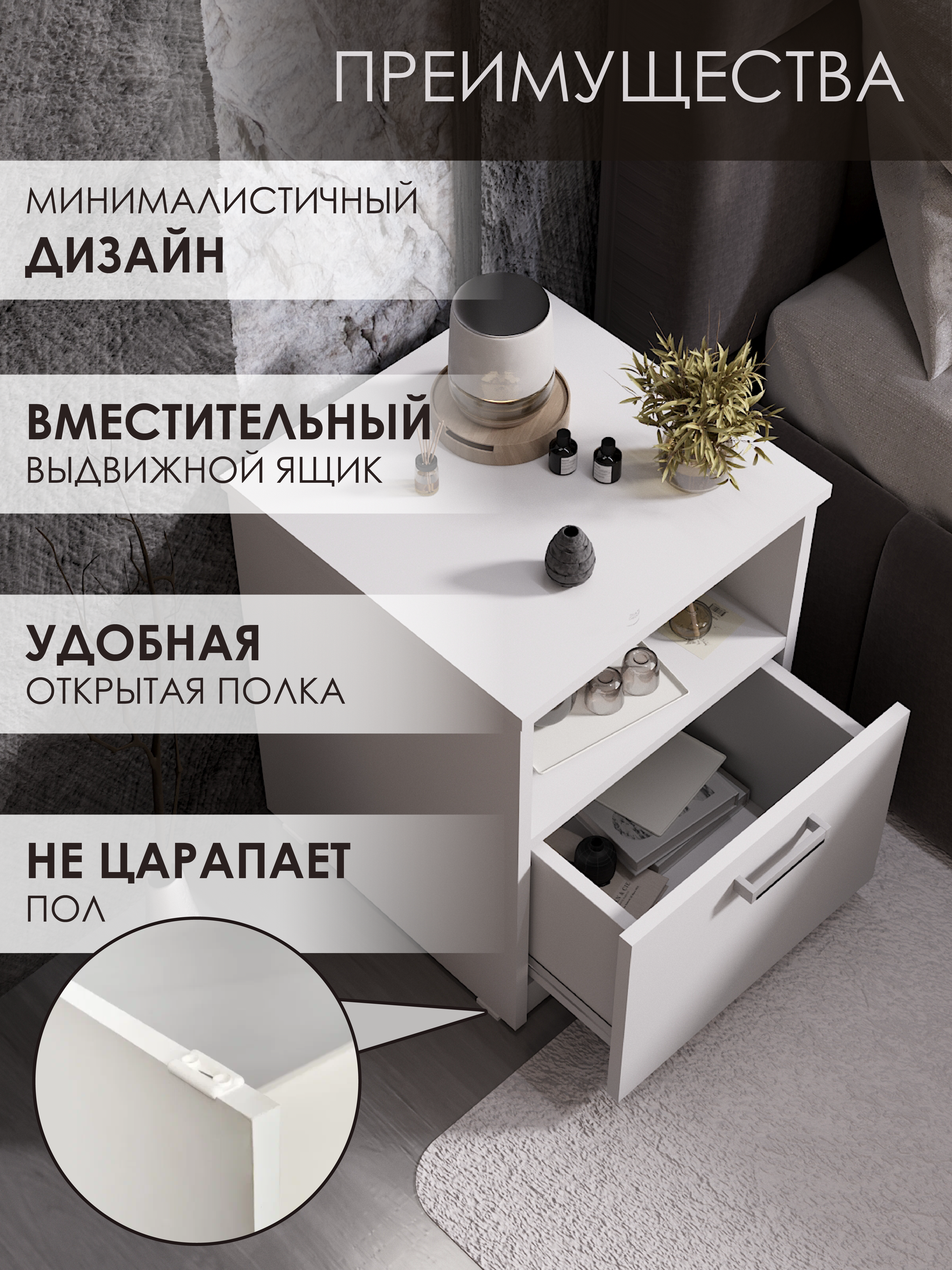 Рендеры мебели для карточки маркетплейса (WB, Ozon) +инфографика
