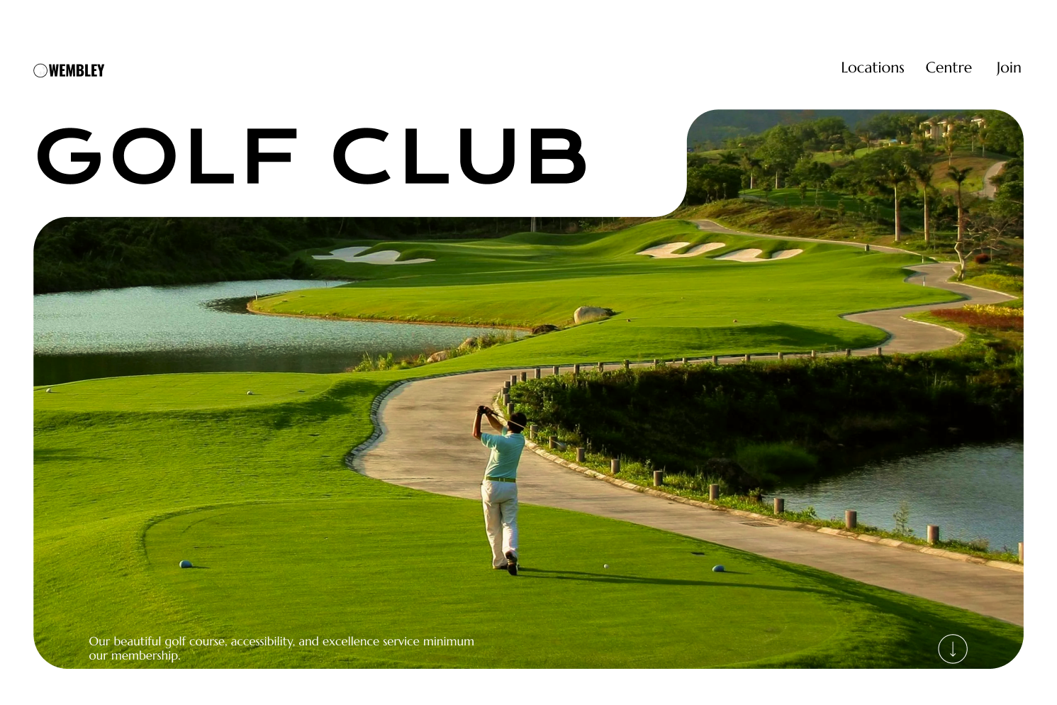 Лендинг для Wembley Golf Club