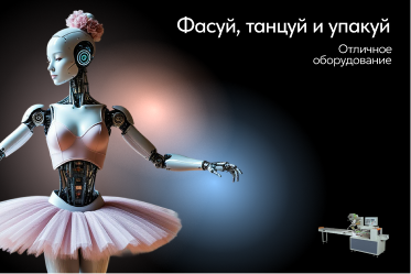 Разработка креативных концепций для бренда упаковочного оборудования (учебный проект)