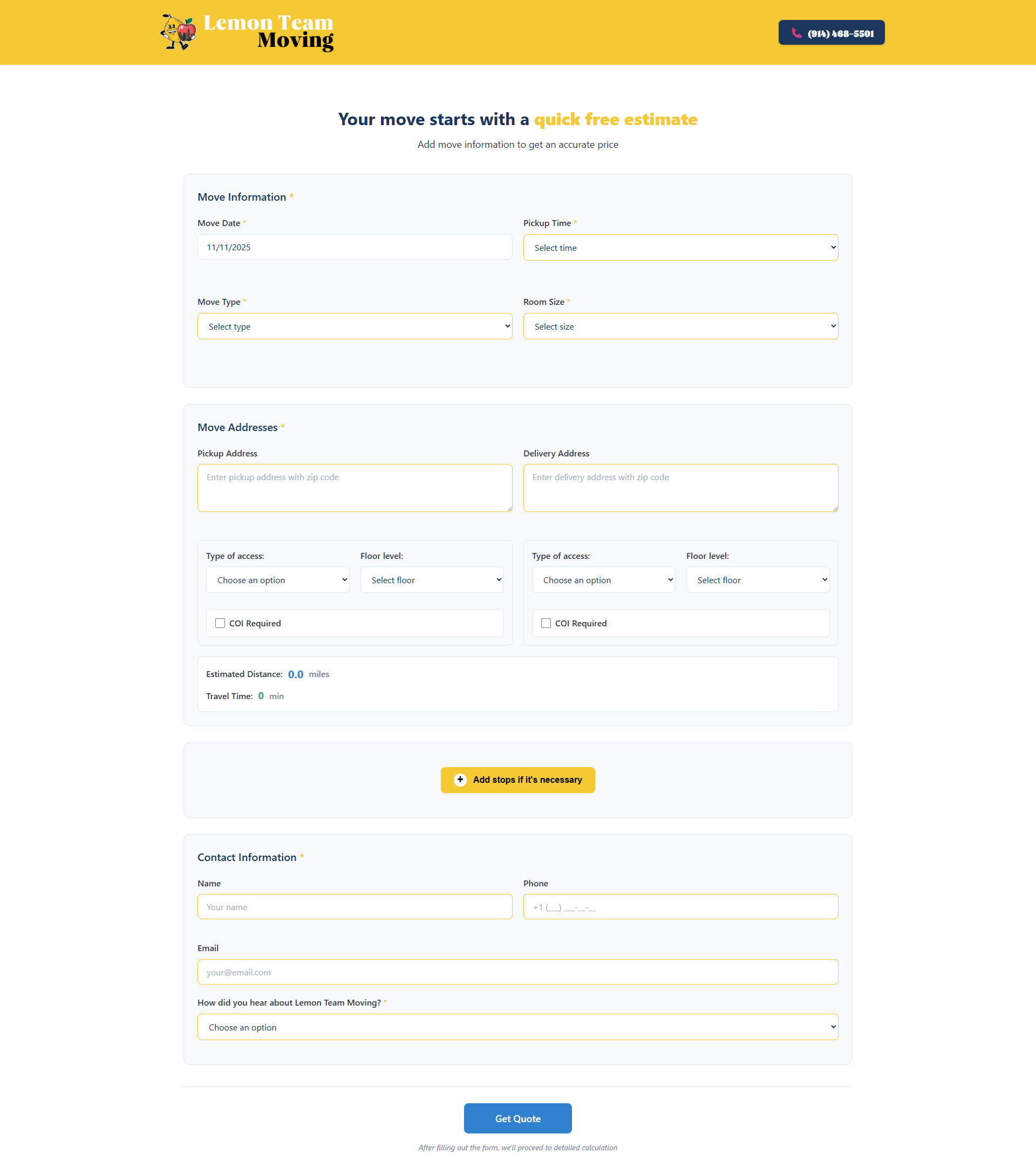 Калькулятор с формой заявки и выбором предметов + скидкой